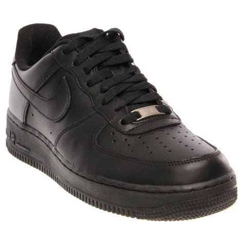 nike air force heren black|black air force one shoes.